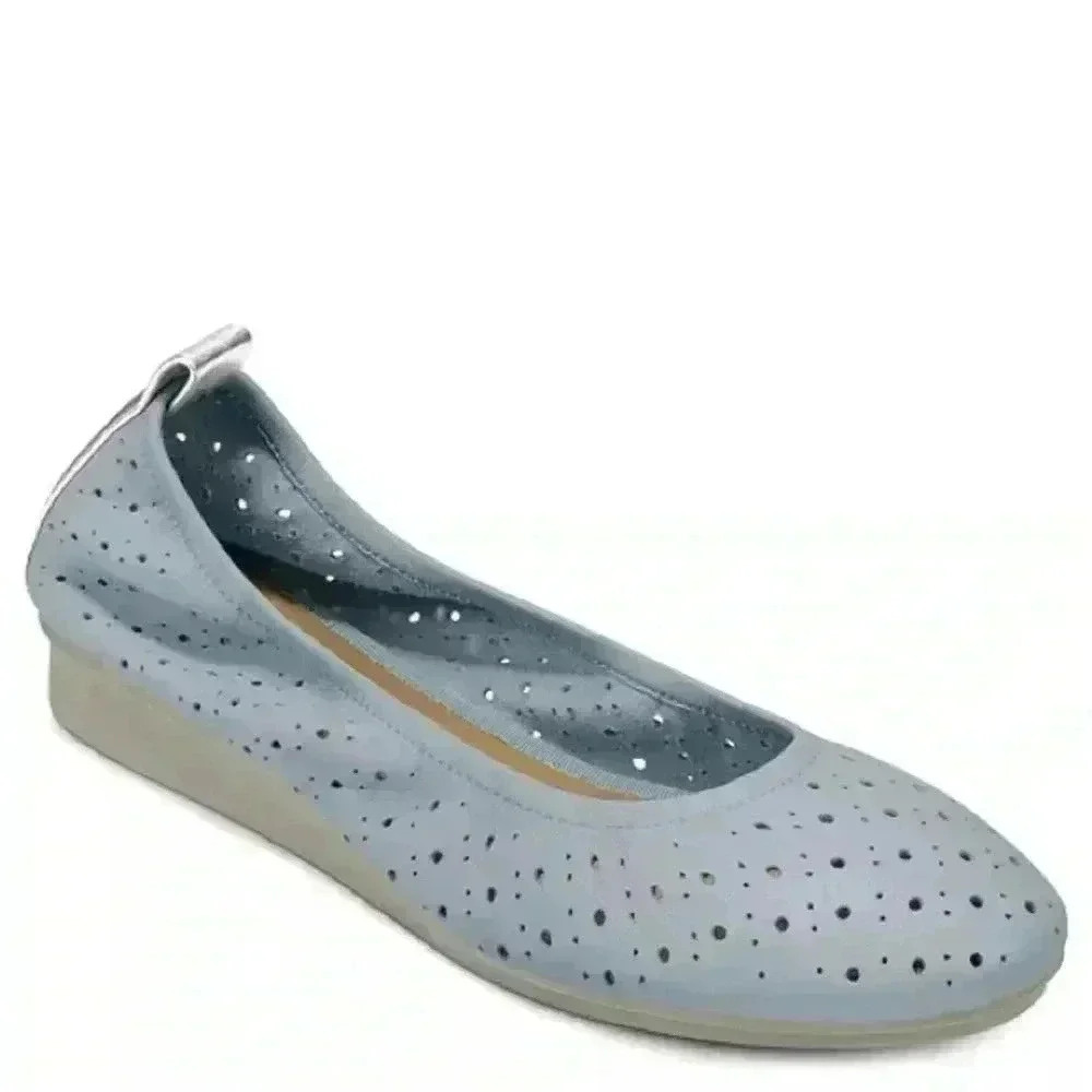 AEROSOLES Wooster Ballet Flat sz 10 dusty blue